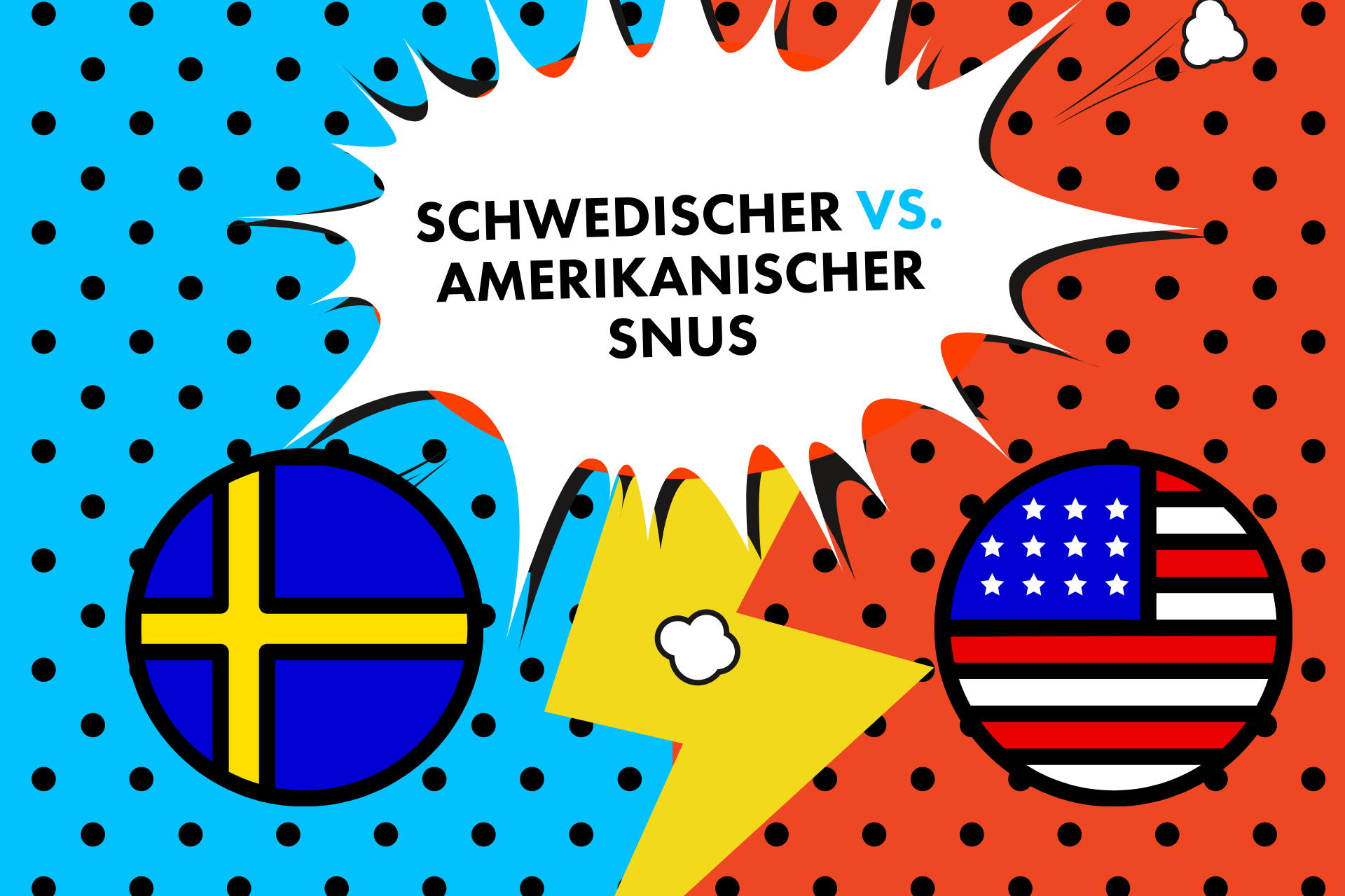 Schwedischer und amerikanischer Snus