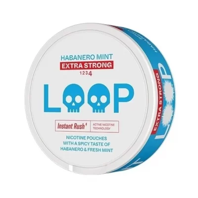 Loop Habanero Mint Slim Extra Strong All White Portion